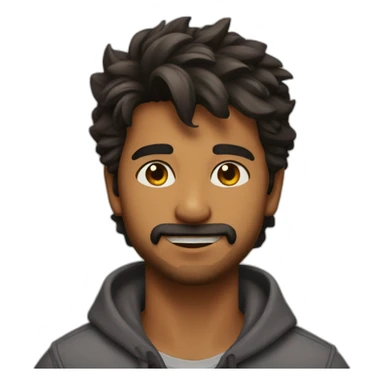 Vijay withcat sticker