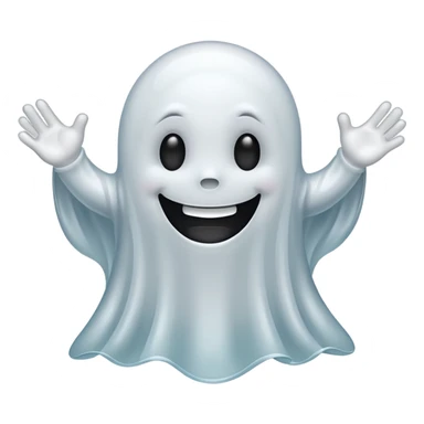 happy ghost  sticker