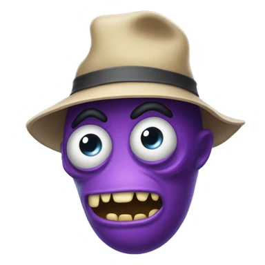 fleshy monstrosity unknown to mankind (with a silly hat!!) sticker