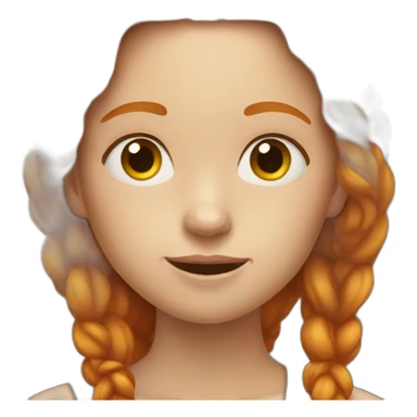 ginger-girl-not-tired sticker