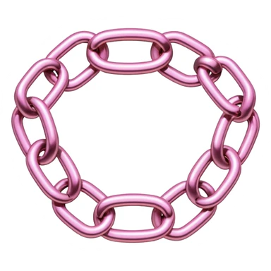 pink chain icon sticker