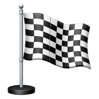 sorayama Chequered flag sticker