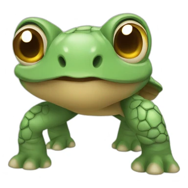 Chat sur tortue sticker