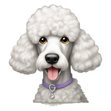 Standard-poodle sticker