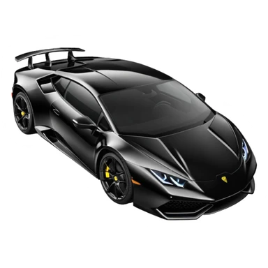 Lamborghini Huracanes, noir sticker