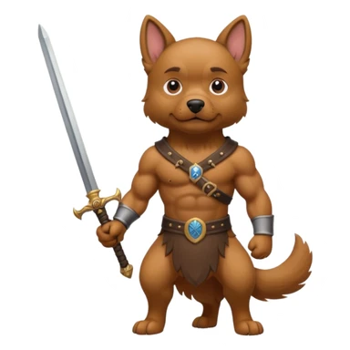 собака з мечем sticker