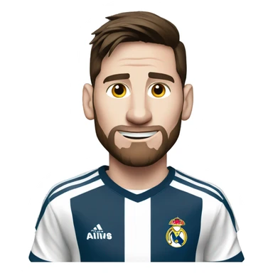 Messi, Real Madrid Uniform sticker