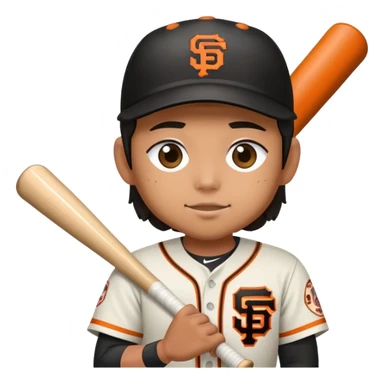 SF Giants Japanese baseball player  sticker