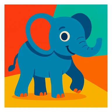 Elephant sticker