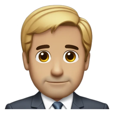 michael scott close crop sticker