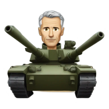Jens Stoltenberg in a tanks sticker