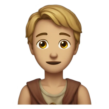 Sacrifices his life and sad in his life  sticker