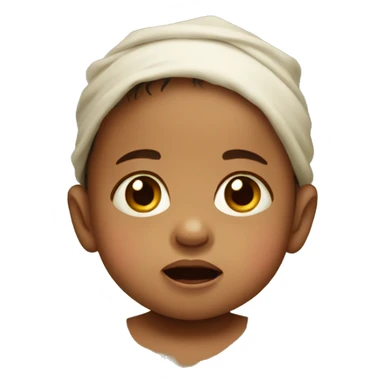 a colombian baby crying sticker