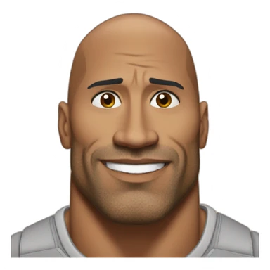 The Rock sourcil sticker