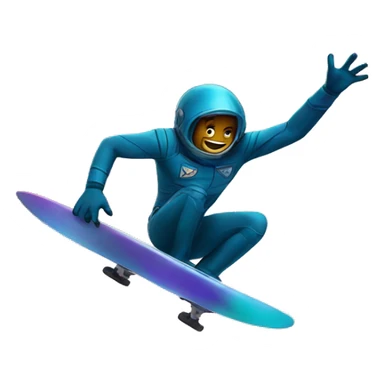 Star surfing in the galaxy  sticker