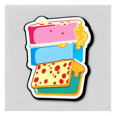 Chalk and cheeseNot my type sticker