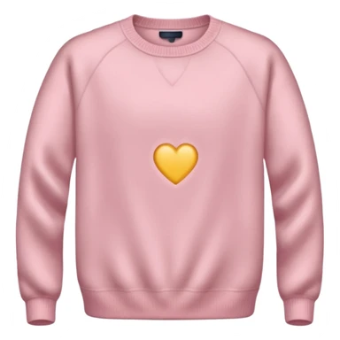 very very light pink sweater without any faces on them sticker