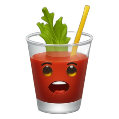 Bloody mary sticker