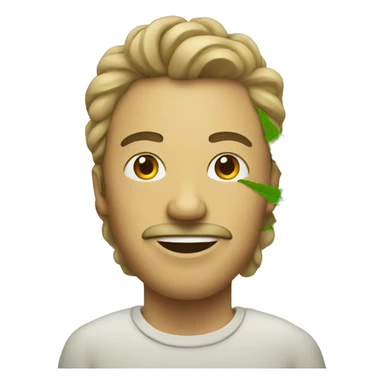 420 hemp person sticker