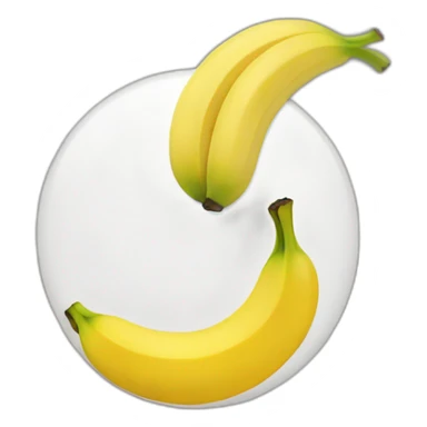 japan dot with banana sticker