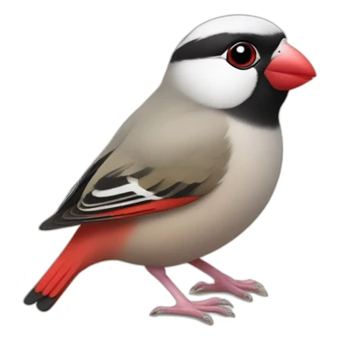 Java sparrow sticker