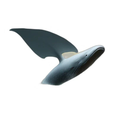 Moby dick wants to fly sticker