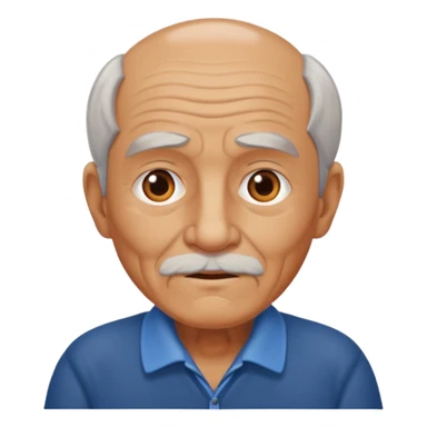 a old man doing 67 sticker