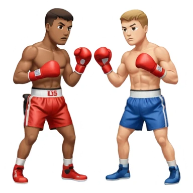 round two fight sticker