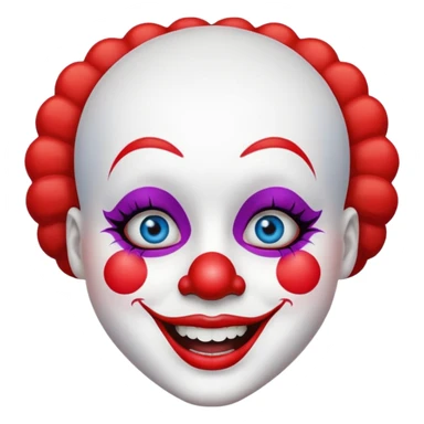 cara de payaso sticker