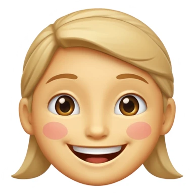 Smiling face with halo without the halo sticker