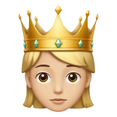 aggiungi una corona sulla testa sticker