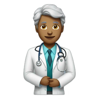 A very strong person with a doctor's license  sticker