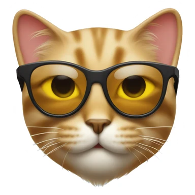 sunglasses cat sticker
