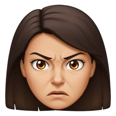 women angry hard sticker