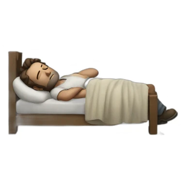 Rick grimes sleeping sticker