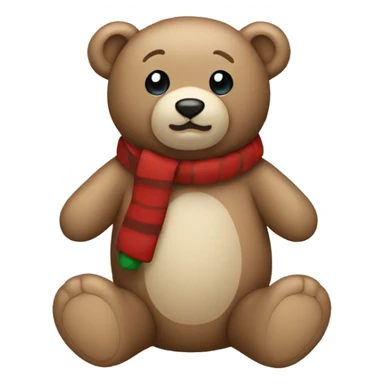 Christmas Teddy Bear sticker