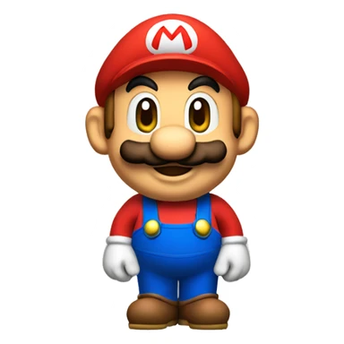  super mario dressed like in brittany sticker
