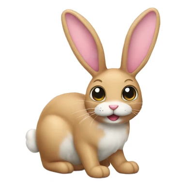 Bunny jelly cat sticker