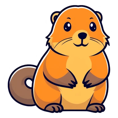 Marmot Emoji sticker