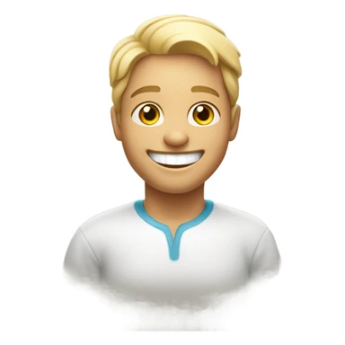 Innocent smile sticker