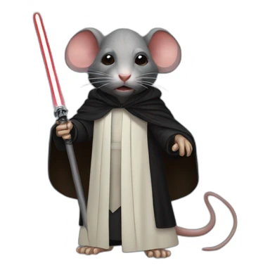 A sith lord rat sticker