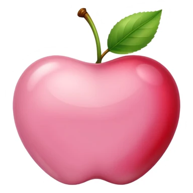 light pink Cherry sticker