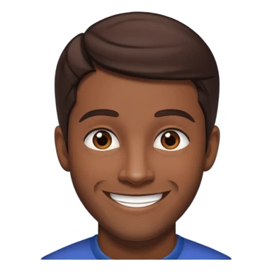 Keith Robinson with dark brown hair sticker