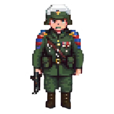 Russian soldier sticker