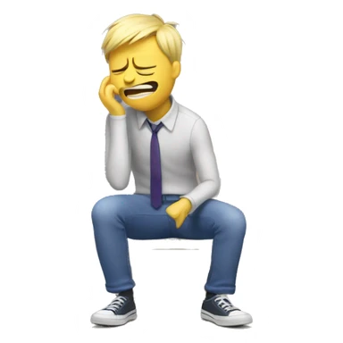 Inside out anxiety  sticker