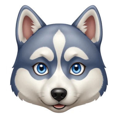 Husky siberiano heterocromia sticker