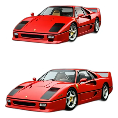 Ferrari-voiture-f40 sticker