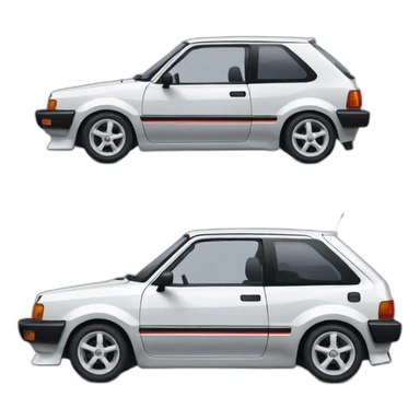 Toyota starlet gt turbo sticker