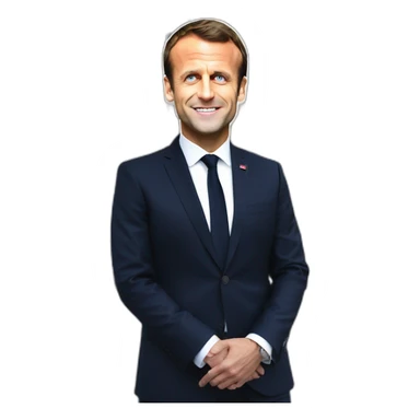 emmanuel macron à toulouse sticker