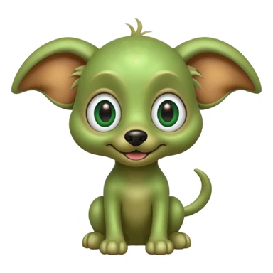 Gog the alien dog sticker